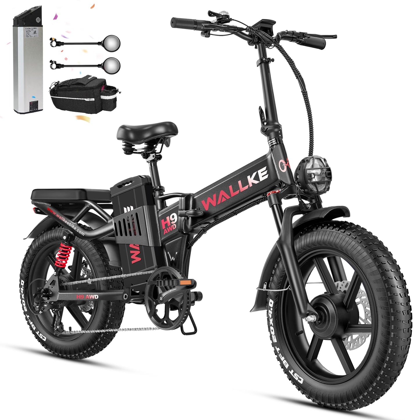 Dual Motor 2000W Electric Bike for Adults